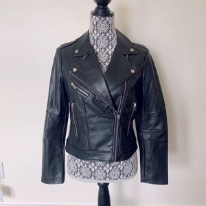 MNG Faux Leather Jacket